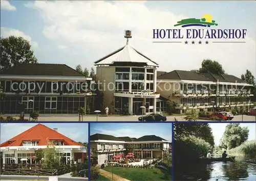 Bad Freienwalde Hotel Eduardshof Bosse GbR Teich Boot Kat. Bad Freienwalde