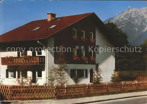 Garmisch Partenkirchen Gaestehaus Peterhof  Kat. Garmisch Partenkirchen