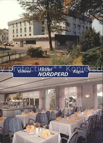 Goehren Ruegen Hotel Nordperd Speisesaal Kat. Goehren Ostseebad Ruegen