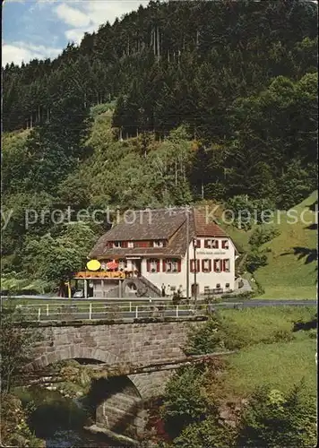 Bad Rippoldsau Schwarzwald Gasthof zum letzten g stehr Bruecke Kat. Bad Rippoldsau Schapbach