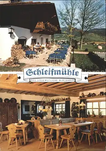 Unterammergau Wirtshaus Schleifmuehle Kat. Unterammergau