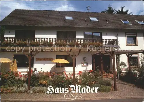 Zendscheid Hotel Pension Haus Mader  Kat. Zendscheid