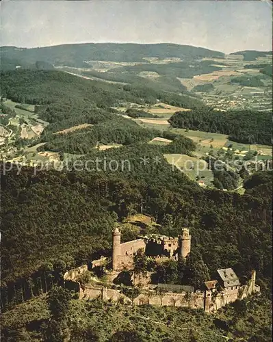 Auerbach Bergstrasse Fliegeraufnahme Schloss  Kat. Bensheim