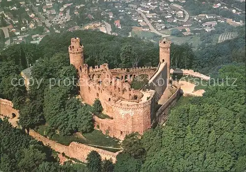 Auerbach Bergstrasse Schloss Fliegeraufnahme Kat. Bensheim