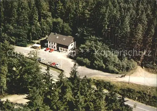 Gruenenplan Fliegeraufnahme Waldgaststaette Roter Fuchs  Kat. Delligsen