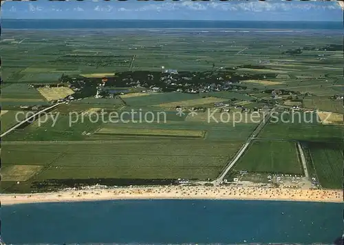 Nieblum Fliegeraufnahme Strand / Nieblum Insel Foehr /Nordfriesland LKR