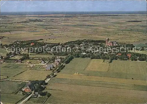 Nieblum Fliegeraufnahme / Nieblum Insel Foehr /Nordfriesland LKR