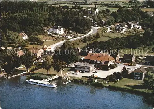 Niederkleveez Fliegeraufnahme Faehrhaus  Kat. Boesdorf