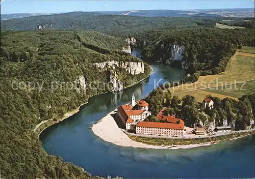 Eichstaett Oberbayern Fliegeraufnahme Kloster Weltenburg / Eichstaett /Eichstaett LKR