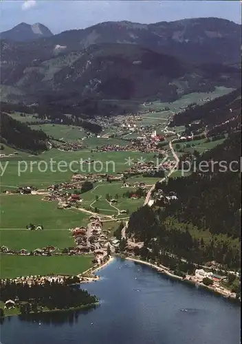 Achensee Fliegeraufnahme Achenkirch Kat. Eben am Achensee