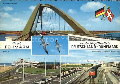 Fehmarn Moewe Bruecke Faehrbahnhof Puttgarden Faehrschiff  Kat. Fehmarn