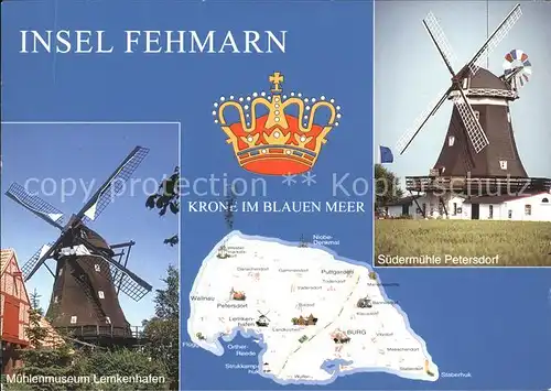 Fehmarn Muehle Petersdorf Museum Lemkenhafen Kat. Fehmarn