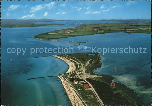 Fehmarn Fliegeraufnahme Bruecke Kat. Fehmarn