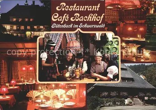 Guetenbach Restaurant Cafe Bachhof Kat. Guetenbach