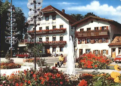 Bergen Chiemgau Hotel Gasthof Post Springbrunnen / Bergen /Traunstein LKR