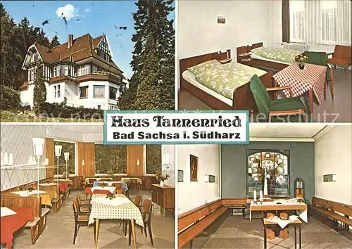 Bad Sachsa Harz Haus Tannenried Kat. Bad Sachsa