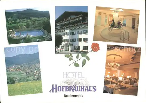 Bodenmais Hotel Hofbraeuhaus Schwimmbad Ortsansicht Kat. Bodenmais