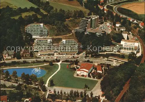 Bad Gandersheim Kurklinik Kurheim Roswitha Kurhaus Fliegeraufnahme Kat. Bad Gandersheim