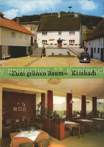 Kimbach Gasthaus Zum gruenen Baum Kat. Bad Koenig