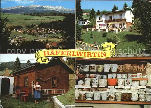 Neumarkt Steiermark Haeferlwirtin Jausenstation Haeferlsammlung Kat. Neumarkt in Steiermark