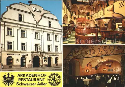 Leoben Arkadenhof Restaurant Schwarzer Adler Kat. Leoben