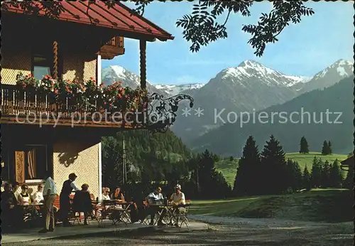 Schattwald Weinhaus Pension Alpenrose Rehbach Kat. Schattwald