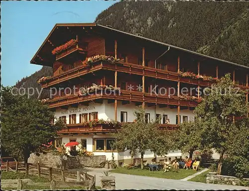 Mayrhofen Zillertal Hotel Pension Strolz Kat. Mayrhofen