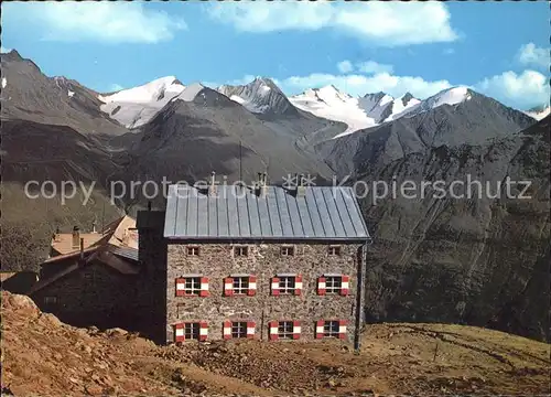 Breslauerhuette oetztaler Alpen Kat. Soelden