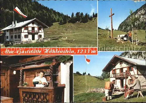 Woergl Angerberg Alm Gaststaette Hoehlenstein Bar Gipfelkreuz Kat. Angerberg Tirol