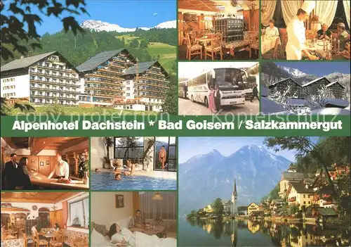 Bad Goisern Salzkammergut Alpenhotel Dachstein Details Panorama Seepartie Kat. Bad Goisern