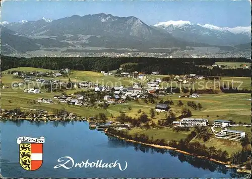 Drobollach am Faakersee Fliegeraufnahme Kat. Villach