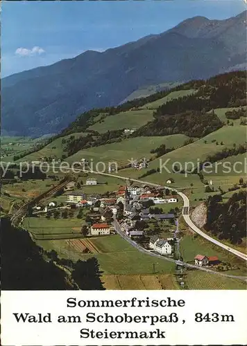 Wald Schoberpass Fliegeraufnahme Kat. Wald am Schoberpass