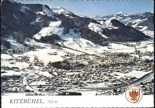 Kitzbuehel Tirol Fliegeraufnahme Kat. Kitzbuehel