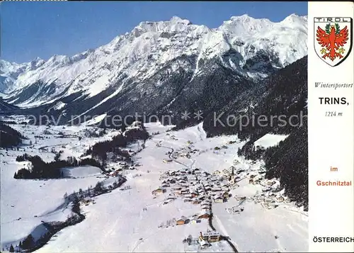 Trins Innsbruck im Gschnitztal Fliegeraufnahme / Trins /Innsbruck