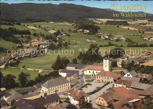 St Martin Niederoesterreich Fliegeraufnahme Kat. St. Martin