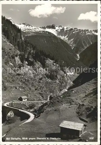 Curaglia mit Disentis und Toedikette Kat. Curaglia