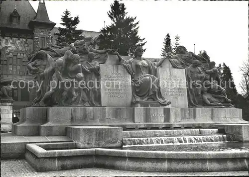 Bern BE Welttelegraphen Denkmal Kat. Bern