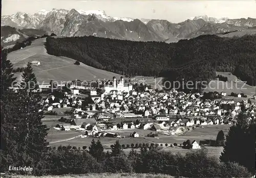 Einsiedeln SZ Fliegeraufnahme / Einsiedeln /Bz. Einsiedeln