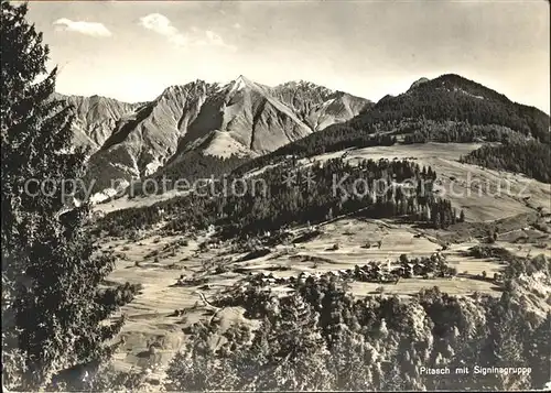 Ilanz GR Ferienheim Pitasch mit Signinagruppe / Ilanz /Bz. Surselva