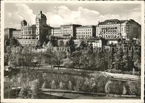 Bern BE Le Palais federal Kat. Bern