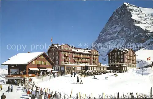 Kleine Scheidegg Wengen Hotels mit Eiger Kat. Scheidegg Kleine