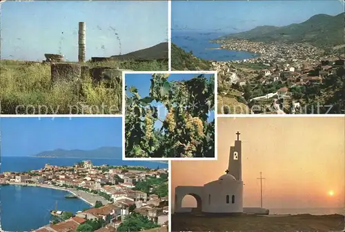 Samos Ireon Pythgarion St Nicolas Kirche Karlovasi Sonnenuntergang Kat. Samos