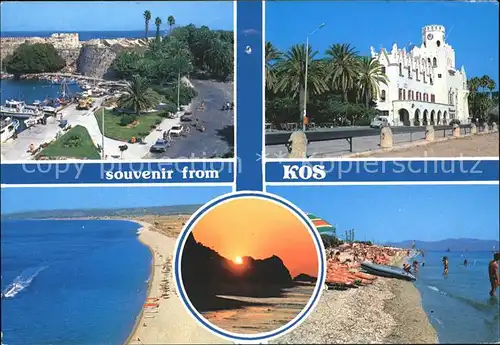 Kos Cos Strand Promenade Regierung Palast Kat. Kos