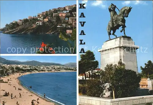 Kavala Cavala Denkmal Strand Ort Kat. Kavala