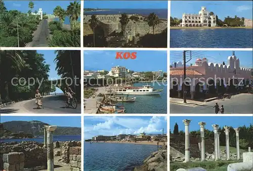 Kos Cos Ruine Hafen Faehre Burg Kat. Kos