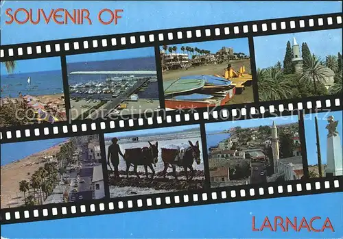 Larnaca Hafen Strand Promenade Kat. Larnaca Cyprus