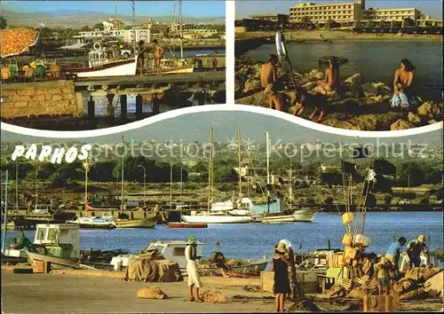 Paphos Hafen Segelboote  Kat. Paphos Cyprus