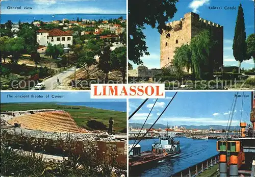 Limassol Kolossi Castle Harbour Curium  Kat. Limassol