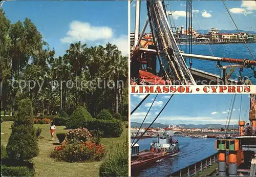 Limassol Garten Hafen Lastkahn Kat. Limassol
