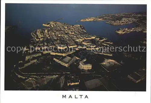 Valletta Fliegeraufnahme  Kat. Valletta